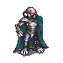 Chaos Emperor — unmasked version ― Biomechanical character sprite from "Invasion from the Unknown"