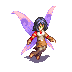 Anya (lvl 3 Nightshade Fire) ― Faerie character sprite from "After the Storm"