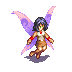 Anya (lvl 2 Night Nymph) ― Faerie character sprite from "After the Storm"